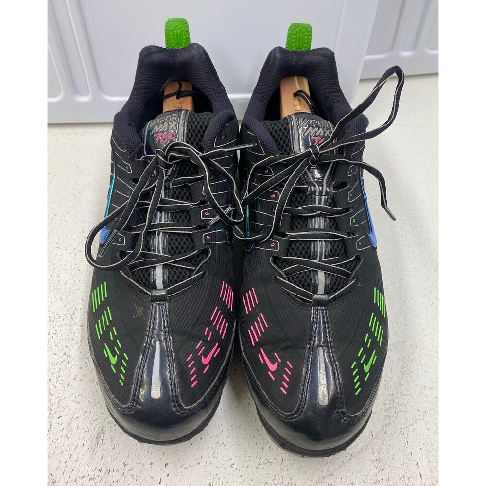 Men Nike VaporMax 360 Green Strike Pink Blast athletic shoes CK2718-003, 14 - Picture 4 of 8